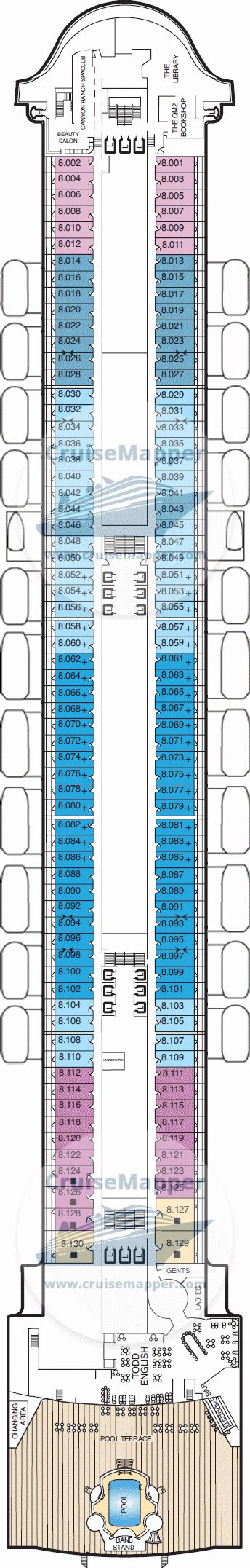 queen mary 2 deck plan 8